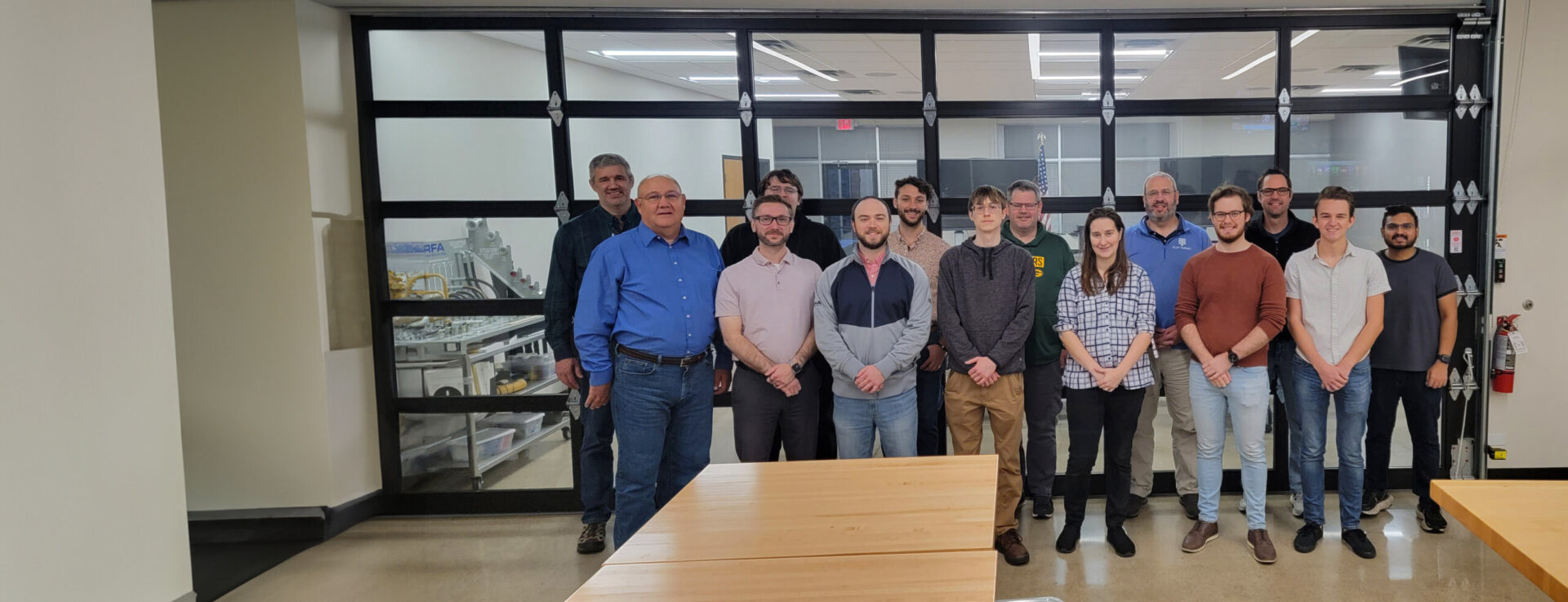 RFA Engineering group posing together
