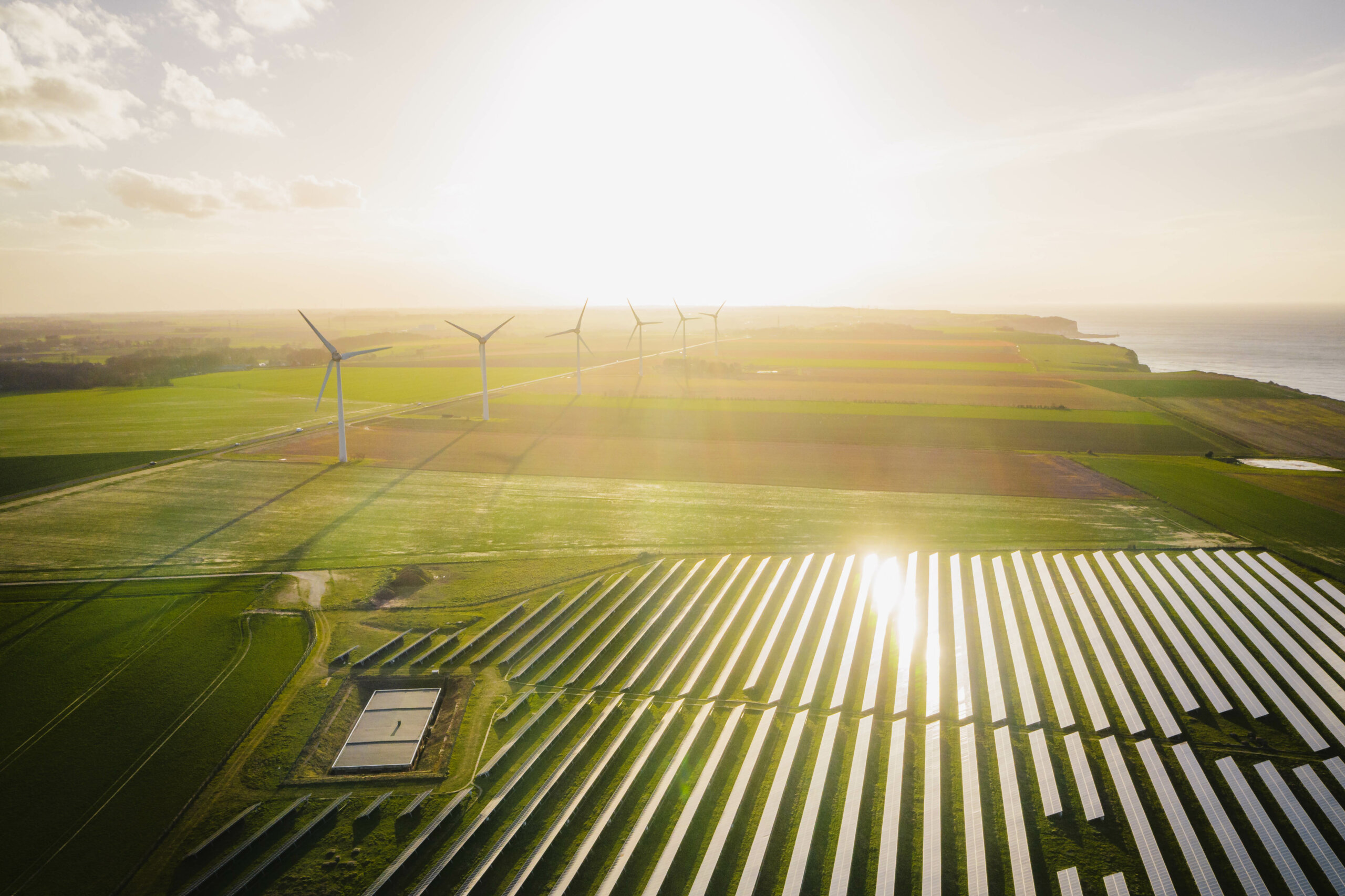 A field of renewable green energy