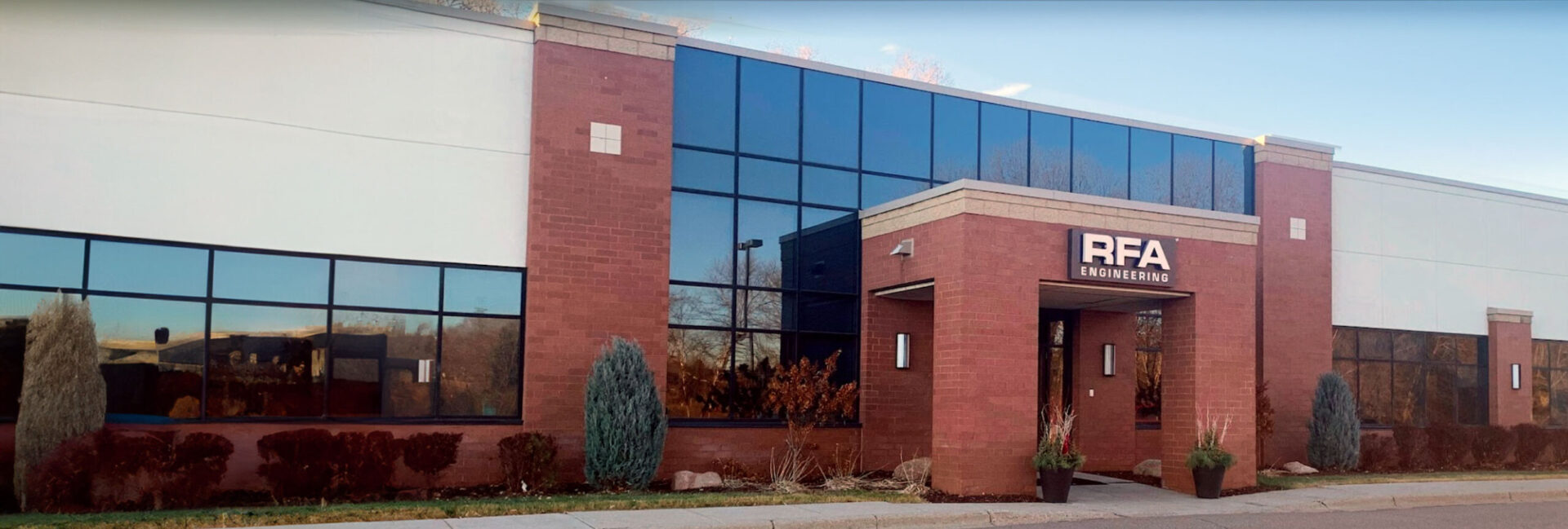 New RFA Engineering building from parking lot